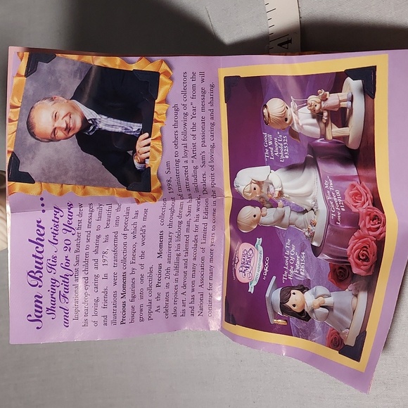 Vintage 1997 Precious Moments "Thank You For The Time We Share" Little Moments - Picture 6 of 7